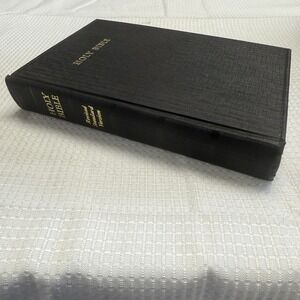 Vintage Holy Bible 1952 New York Bible Society Revised Standard Version Black